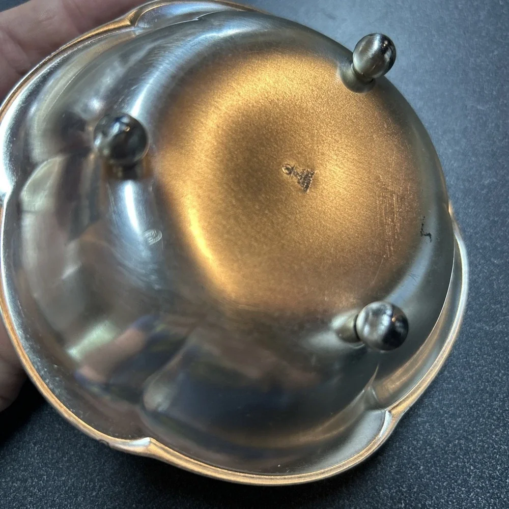 70s WMF‎ Germany IKORA Silver Plated Footed Dish, 5
